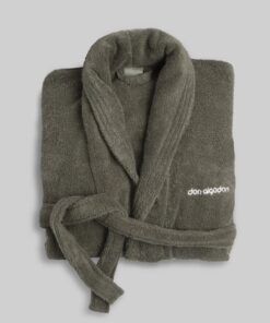 ALBORNOZ ZERO TWIST VERDE DON ALGODÓN PARA HOMBRE Y MUJER.