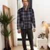 Chaqueta corta de hombre en muflón tacto en sedalina modelo Mario de la marca Blanca Hernadez