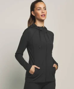 Chaqueta deportiva Tech Selmark mujer st368. Tejido transpirable y antibacteriano .Cierre con cremallera y bolsillos laterales tambien con cremallera