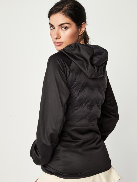 Chaqueta para mujer acolchada con capucha de Selmark modelo st667 - Imagen 2