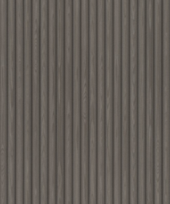 Papel pintado en listones de madera en gris de la colección botanic de Decoas