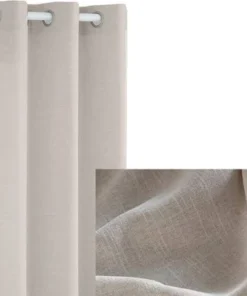 Cortina Delai de Antilo, con diseño moderno y elegante que esta diseñada con un tejido de máxima calidad. Fácil de instalar gracias a los ollaos de terminación.