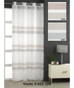 Descubre la cortina confeccionada perfecta para tu salón. Diseño moderno y elegante, ideal para decorar con estilo y crear un ambiente acogedor. Marca dolz,
