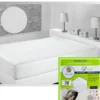 protector lima tencel adaptable para distintas alturas de colchones, termorregulable que ofrece protecion contra liquidos y manchas.