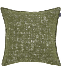 cojín aristen en color menta de 45*45 con toques metálicos