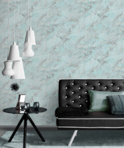 papel pintado efecto mármol en gris claro 44607