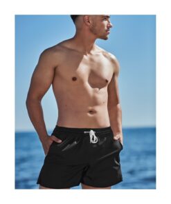 Bañador slip de hombre Selmark BL485 C03 en color negro, elegante y ajustado, disponible en seduccionyestilo.com