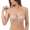 Lencería moldeadora Selmark 2143 sin tirantes en tono natural – Realza tu silueta con estilo