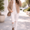 Chaqueta Teddy Camel