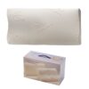 Almohada viscoelástica cervical Don Almohadón color blanco, diseño ergonómico para soporte del cuello y descanso reparador.