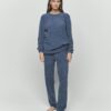 Conjunto sport de mujer Selmark P11050, sudadera y pantalón en tejido suave y elástico.