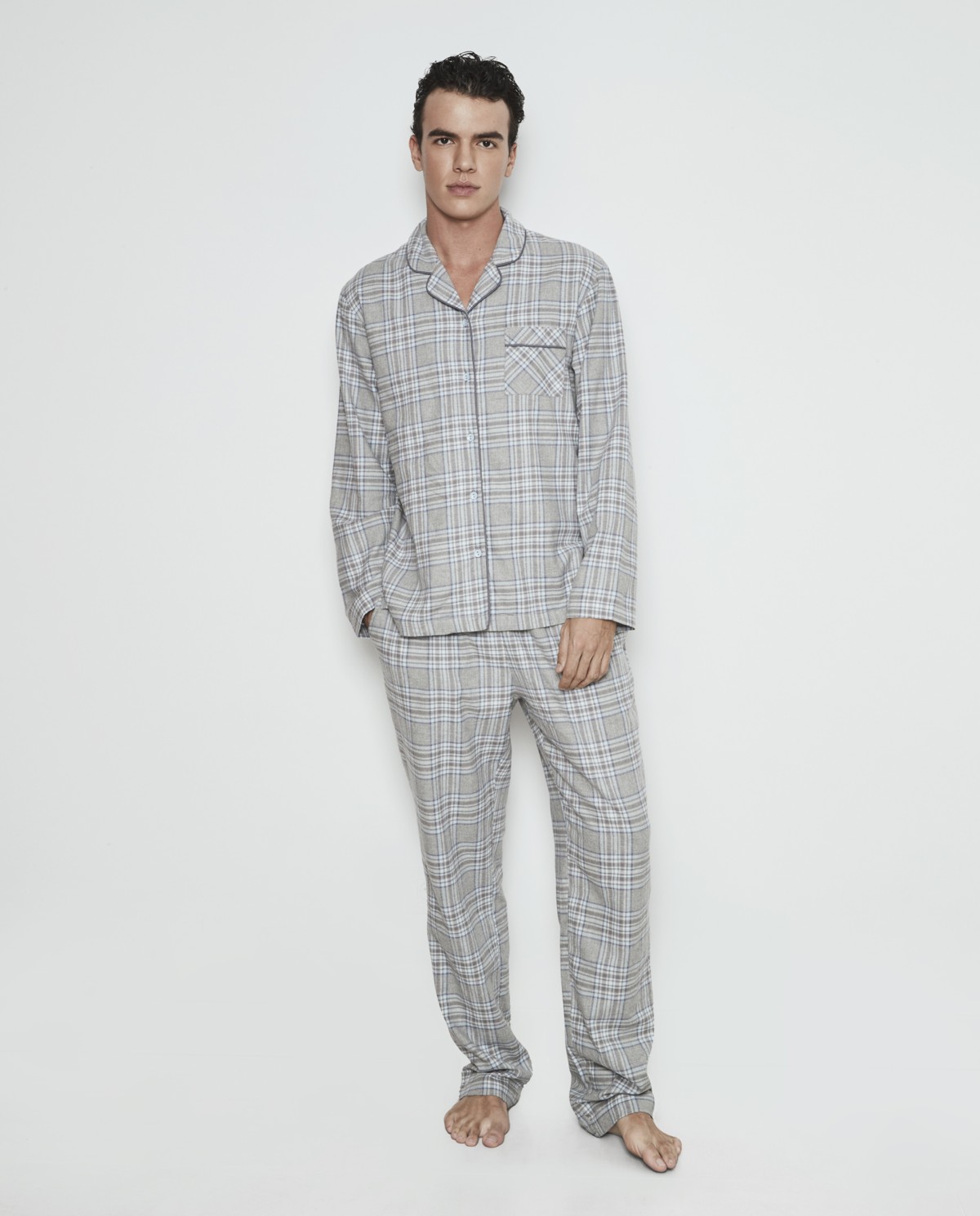Pijama Unisex Gris - Imagen 3