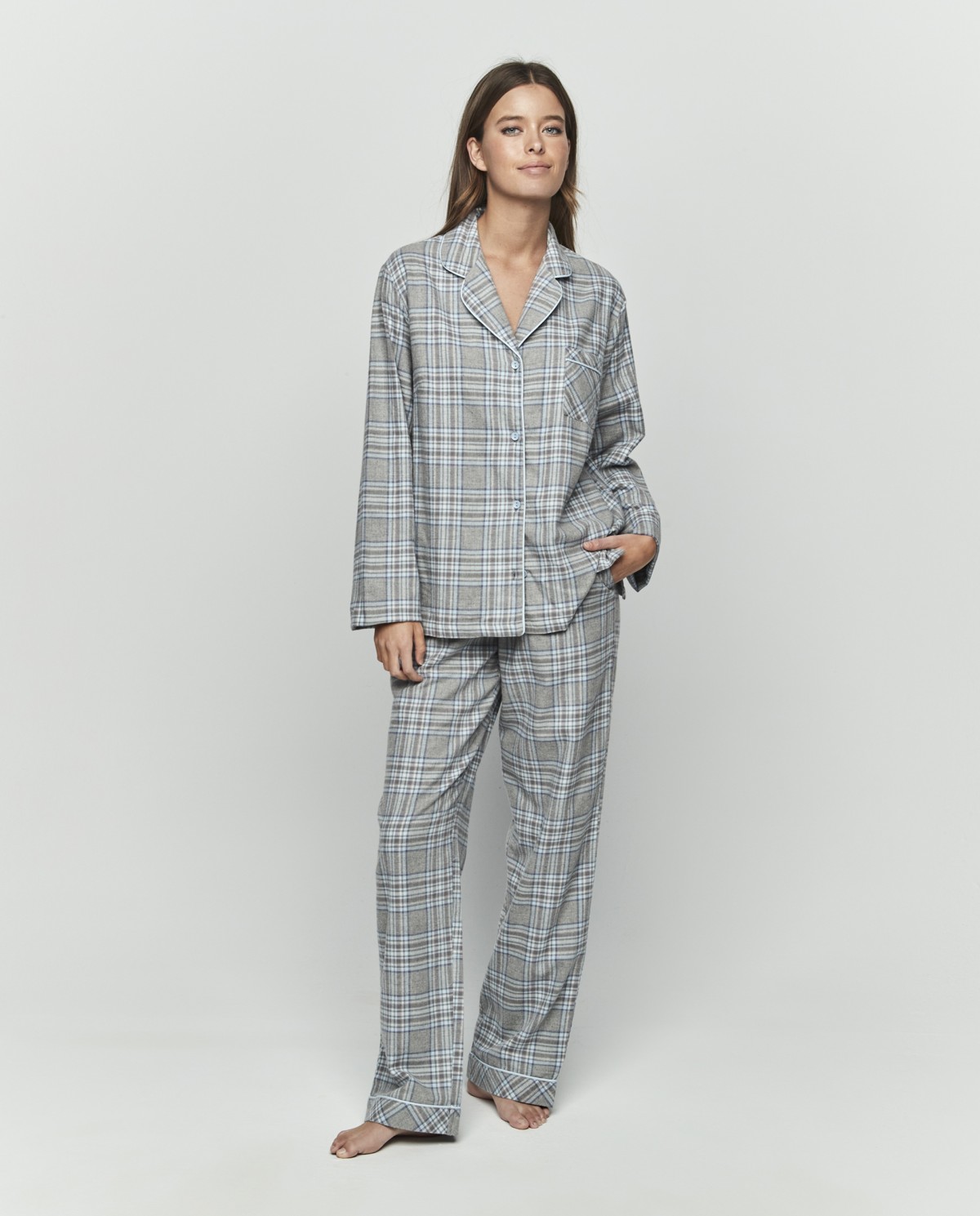 Pijama Unisex Gris - Imagen 6