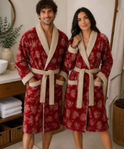 Albornoz Jacquard Arábico Unisex – Rizo Basic