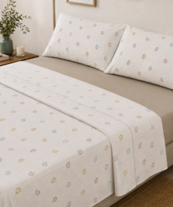 Juego de sábanas Estelia Nela 50% algodón – 50% poliéster