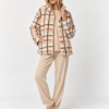 Chaqueta de casa Nube Admas 67412 de borreguito multicolor