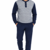 pijama de algodón de invierno de hombre james