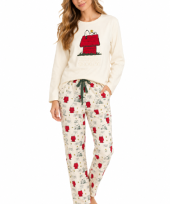 pijama snoopy mujer