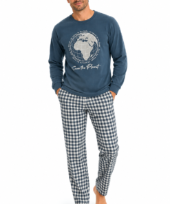 pijama de invierno hombre Dormen estampado planeta