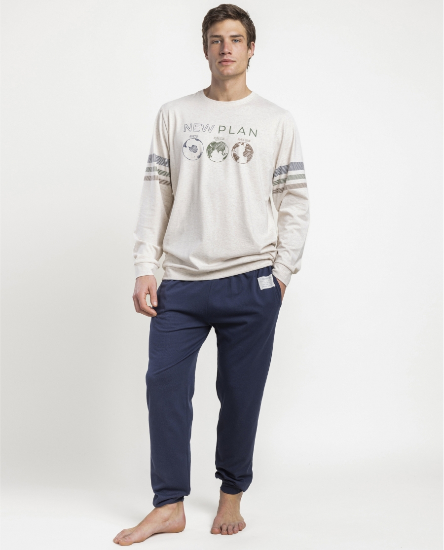 Pijama de hombre Planet de Admas - Imagen 5