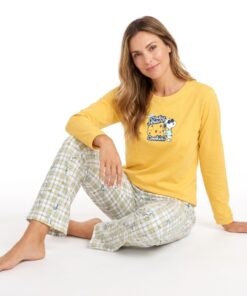 pijama de mujer Snoopy 64420 de algodón 100%